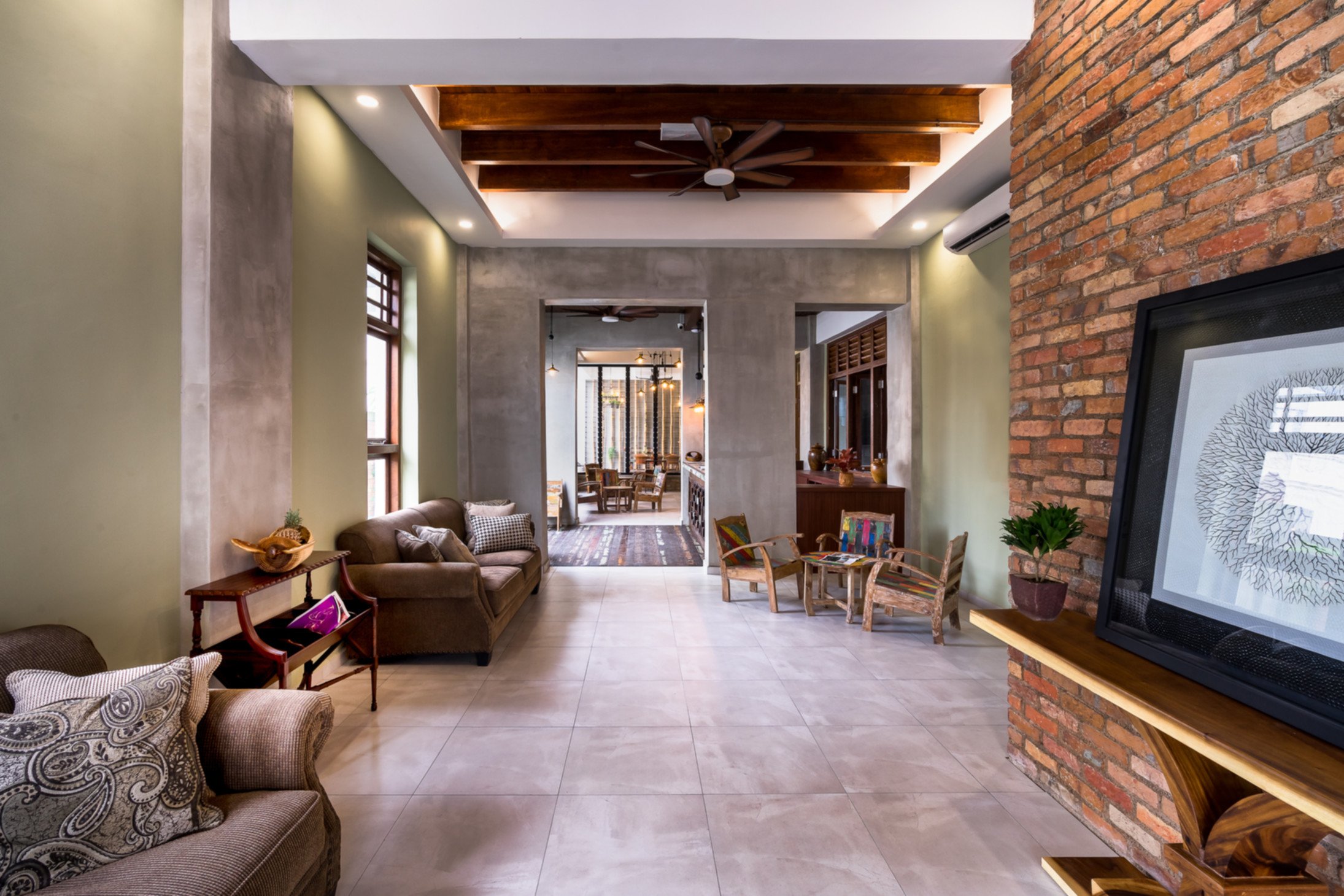 Lobby seating area