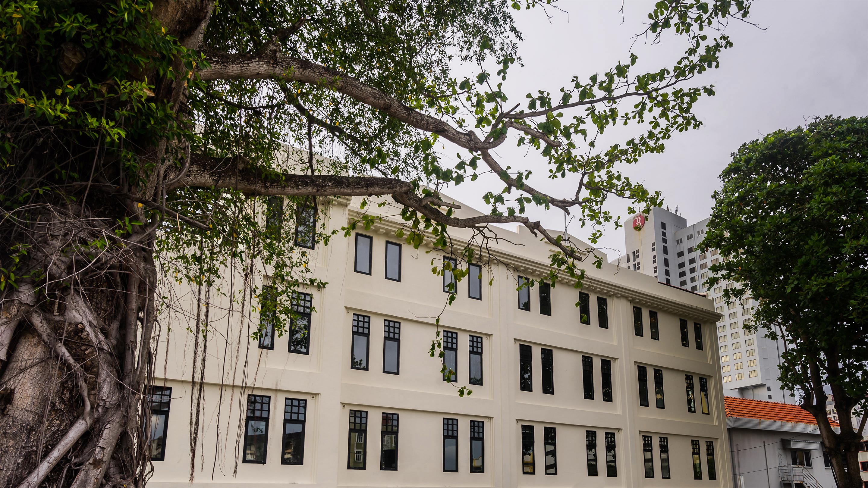 Heritage colonial facade of Treasures Hotel & Suites