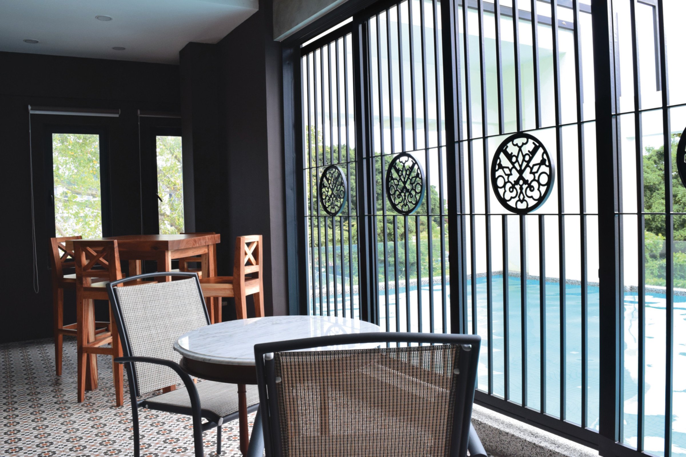 Treasures Suite poolside view